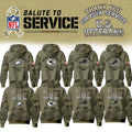 All Team NFL Thank You For Your Service U.S VETERANS – Hoodie