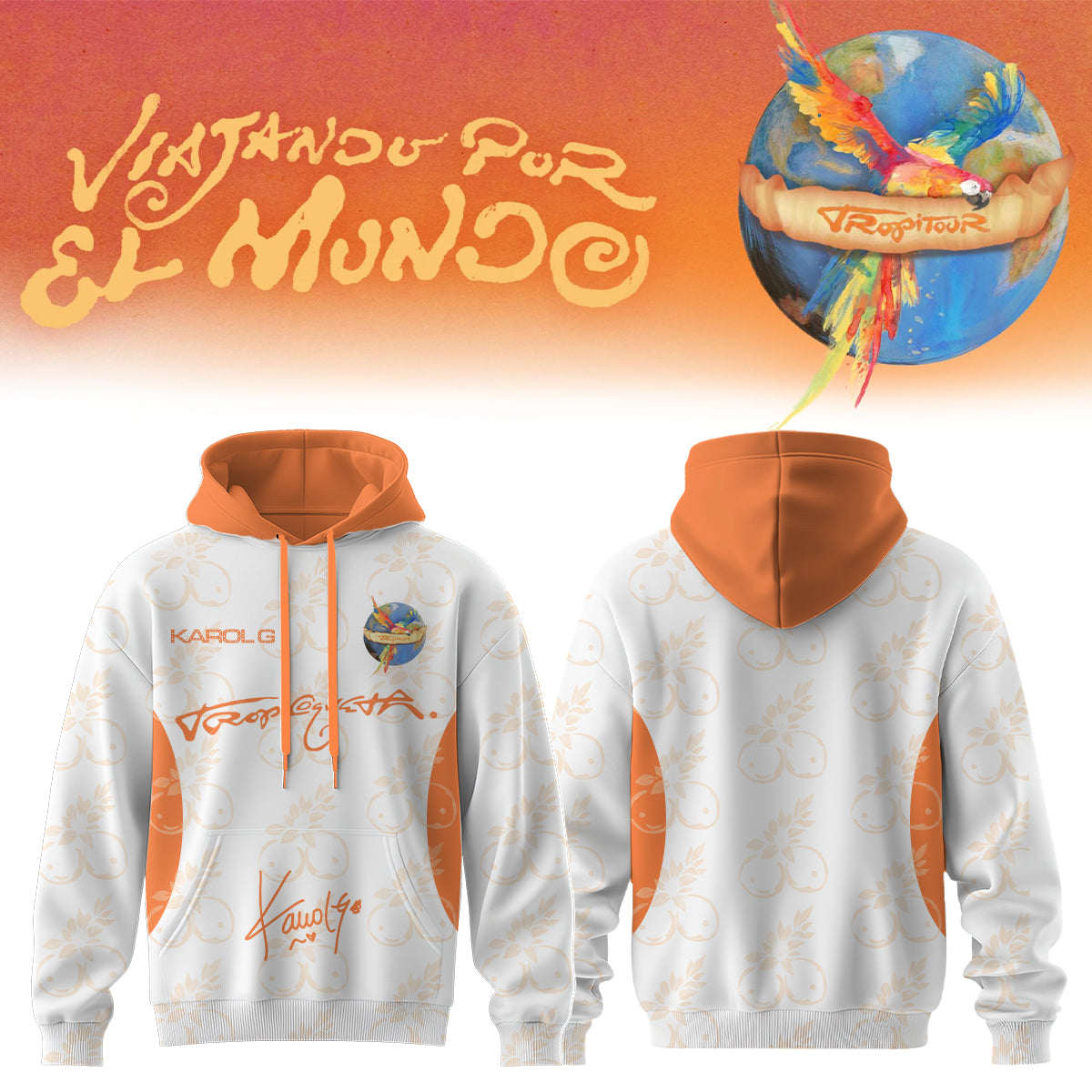 ___,.Karol G – “Nos Vamos de Tour”. Limited Edition Signature Hoodie