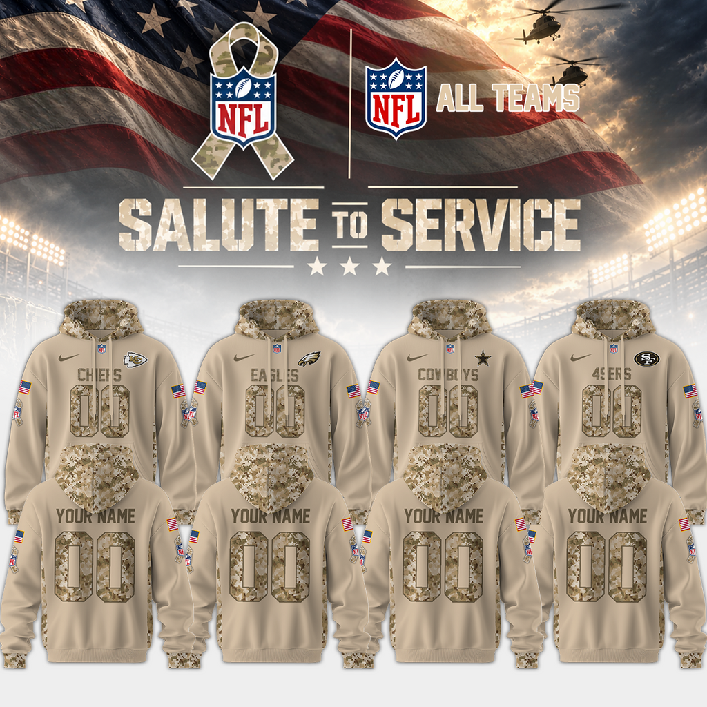 Football x Salute to Service Hoodie – All Teams Edition