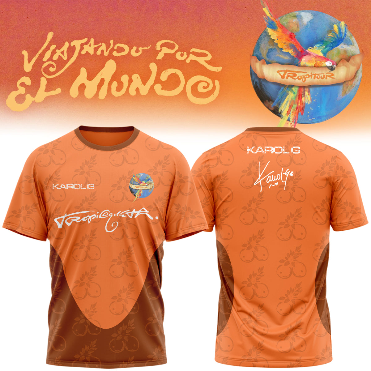 ___,.Karol G – “Nos Vamos de Tour”. Limited Edition Signature T shirt