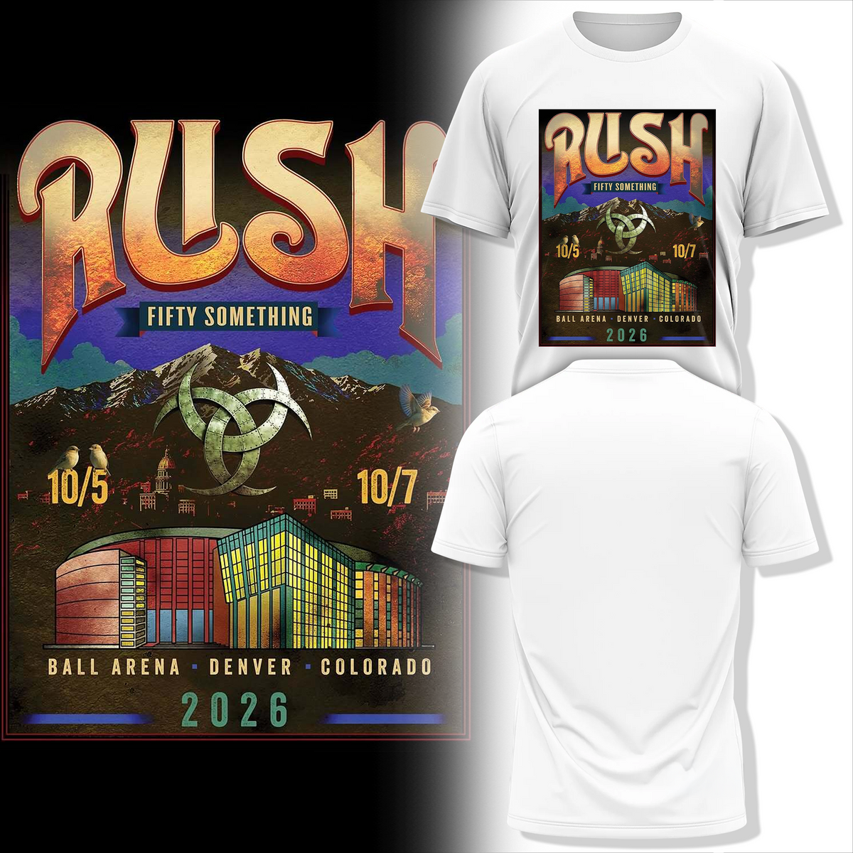 Fifty Something Tour 2026 Houston T-shirt