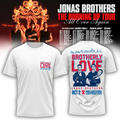 Jonas Brothers “The Burning Up Tour All Over Again 2026” Signature Limited Edition – Tshirt
