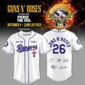 Guns N’ Roses World Tour 2026 Limited Edition Signature Baseball Jersey