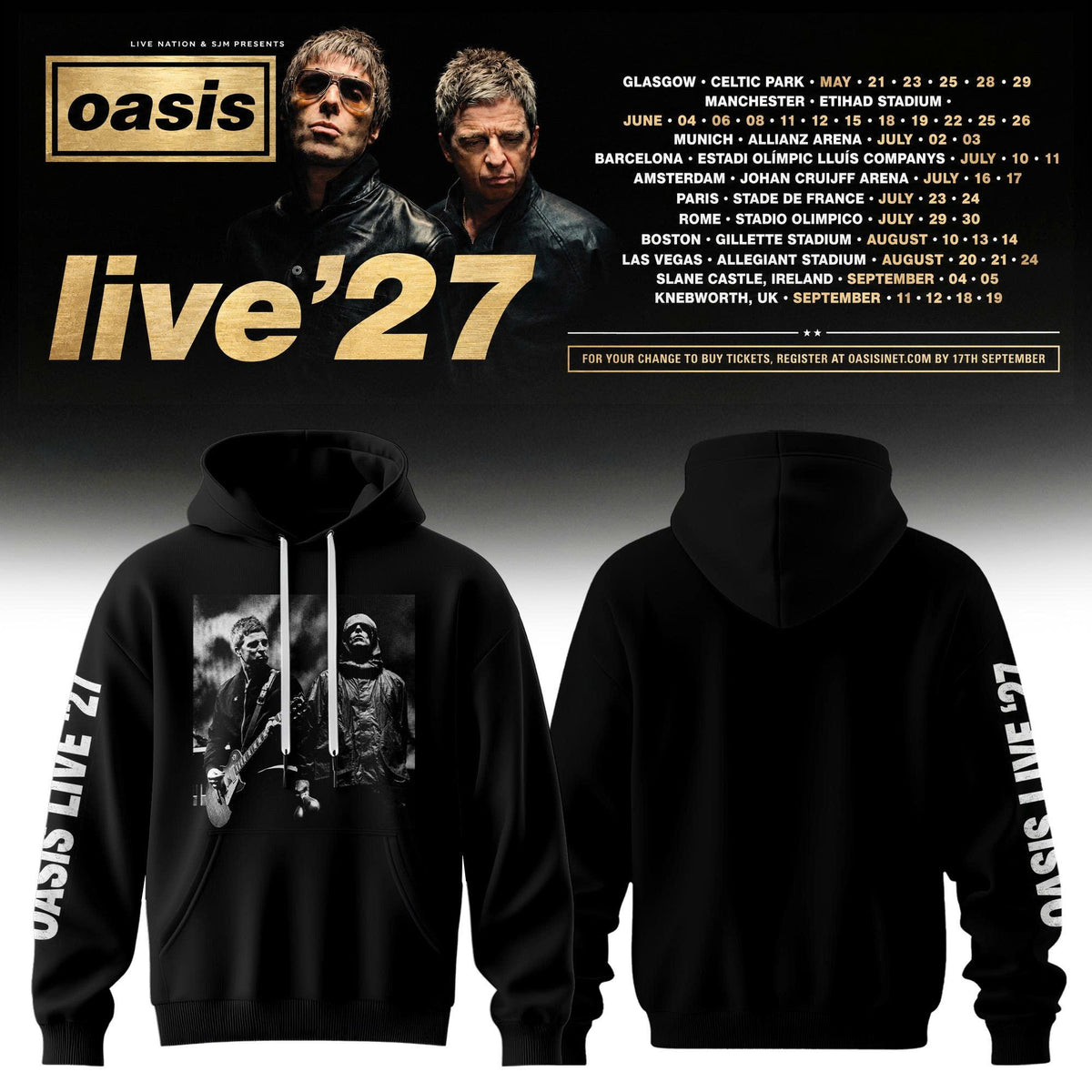 Oasis – Live ‘27 Limited Hoodie