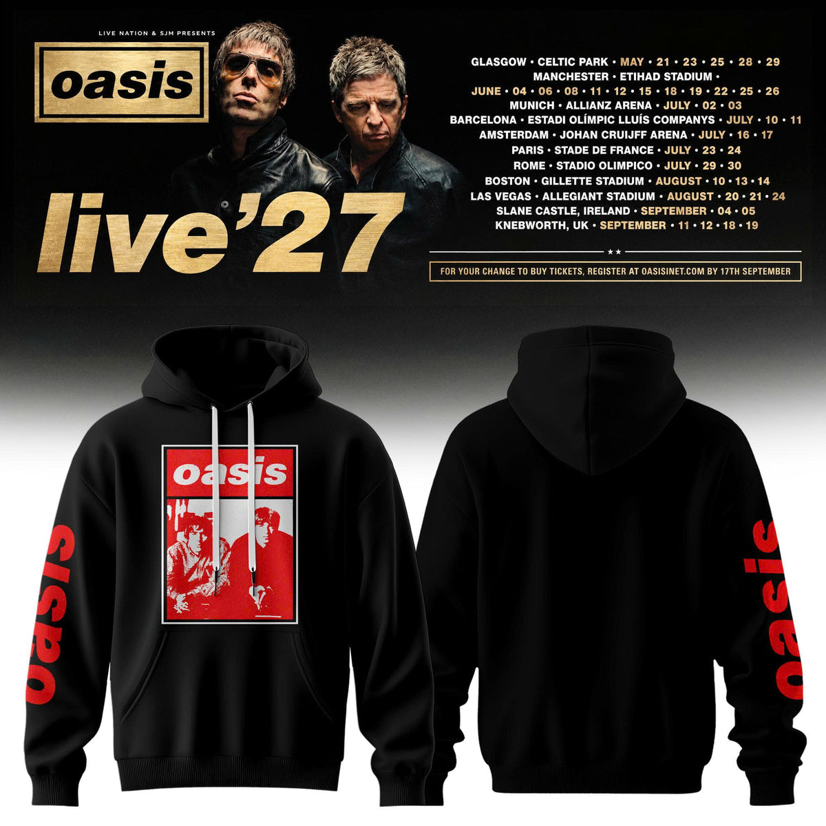 Oasis – Live ‘27 Limited Hoodie