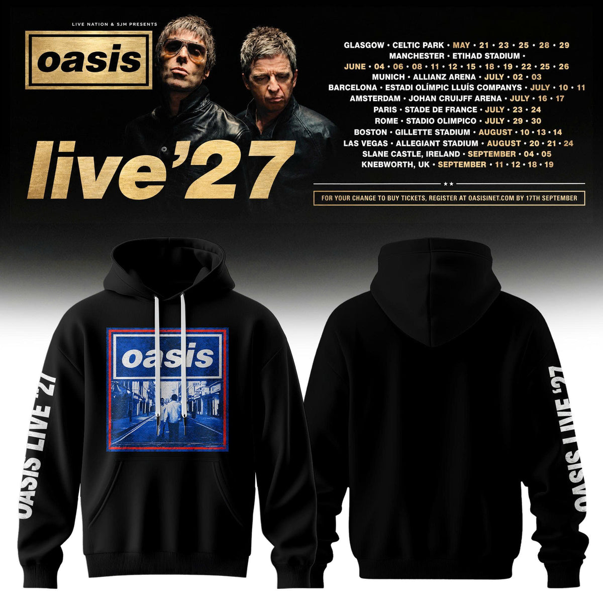 Oasis – Live ‘27 Limited Hoodie