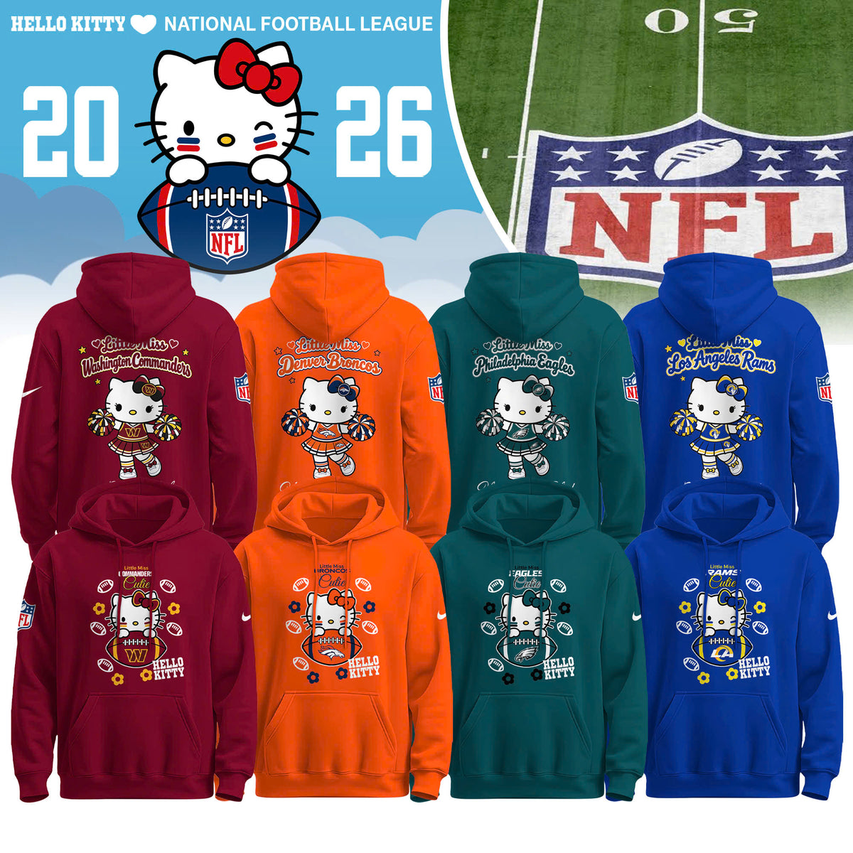 All Team Football US x HK 2026 Limited Edition Hoodie