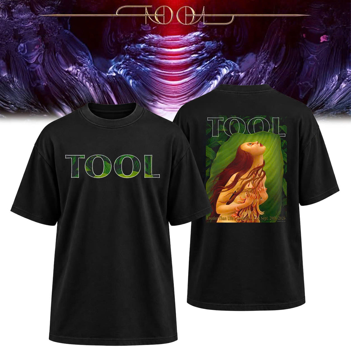 TOOL: Cyber-Skeleton Heavyweight Wash Tee