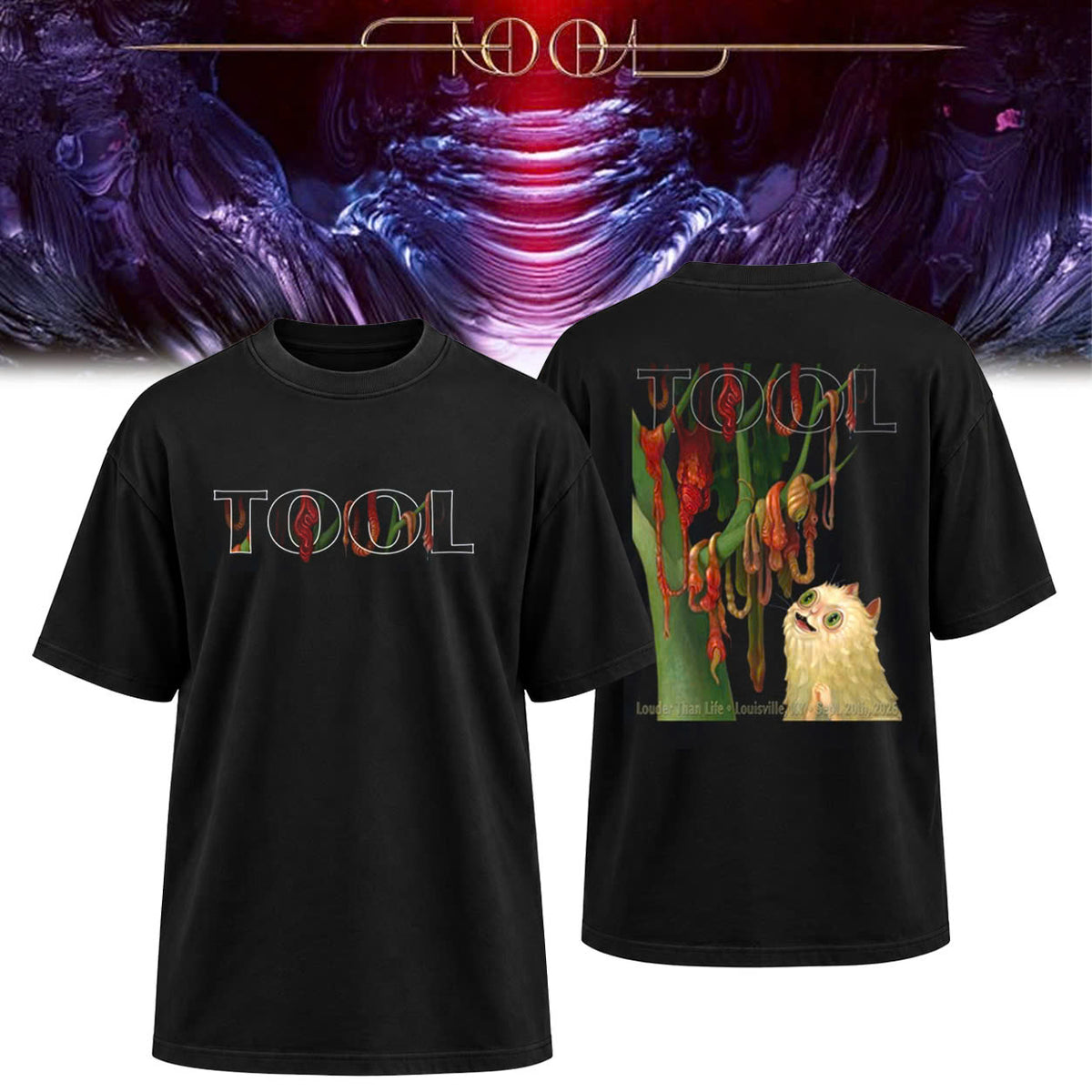TOOL: Cyber-Skeleton Heavyweight Wash Tee