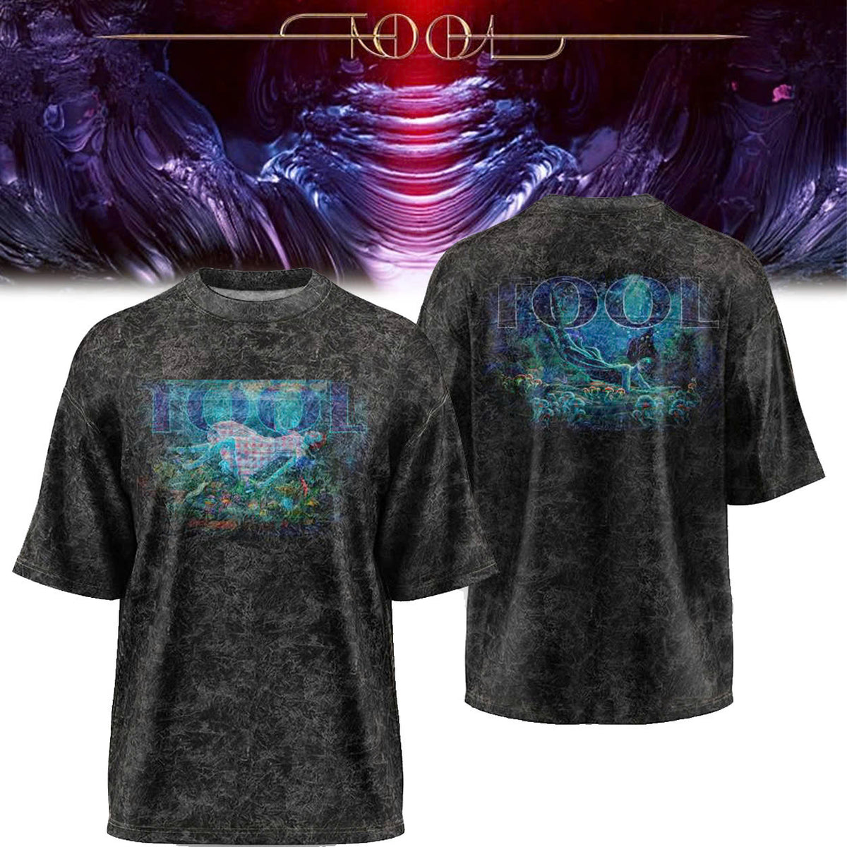 TOOL: Cyber-Skeleton Heavyweight Wash Tee