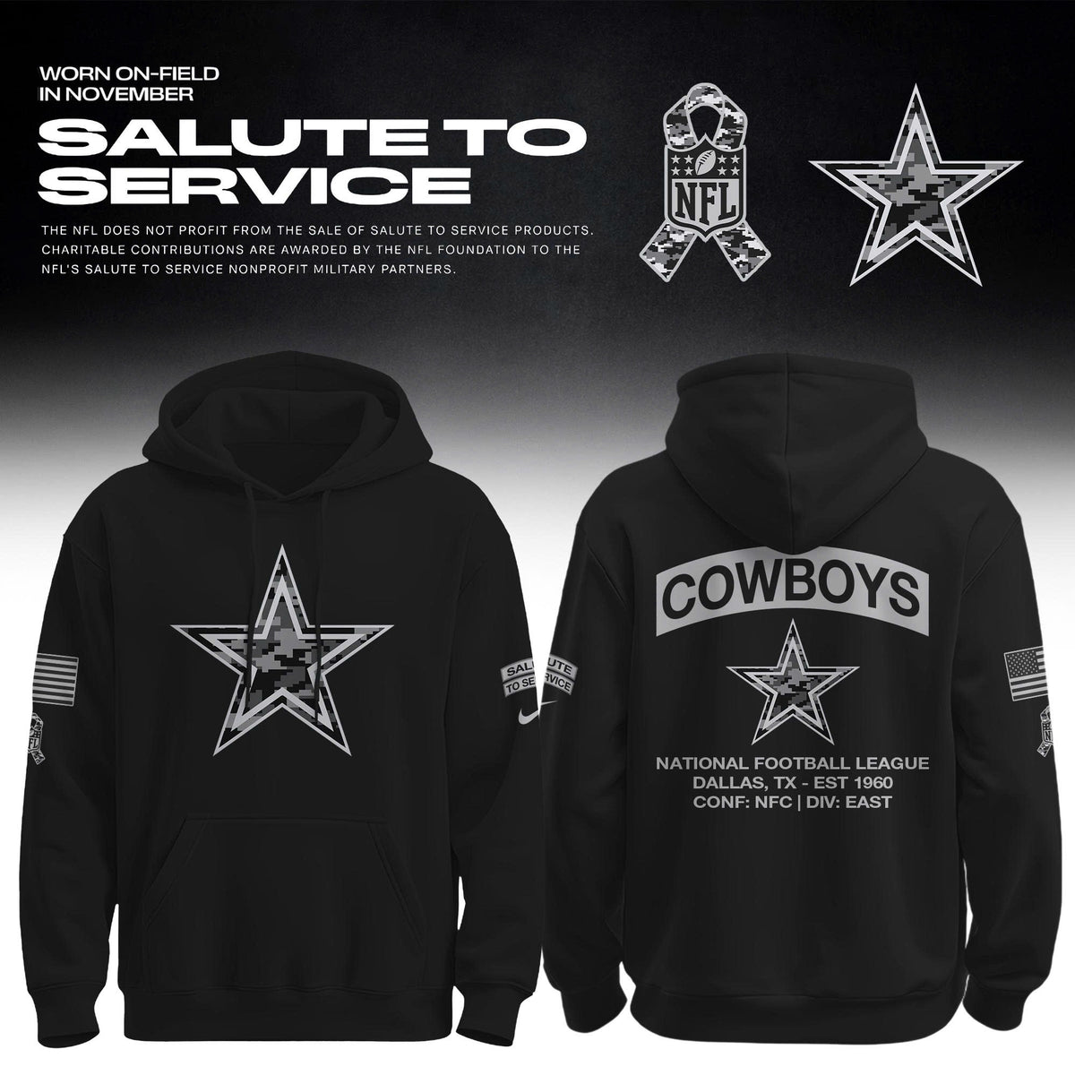 NFL x Salute To Service 2026 Limited Edition Hoodie