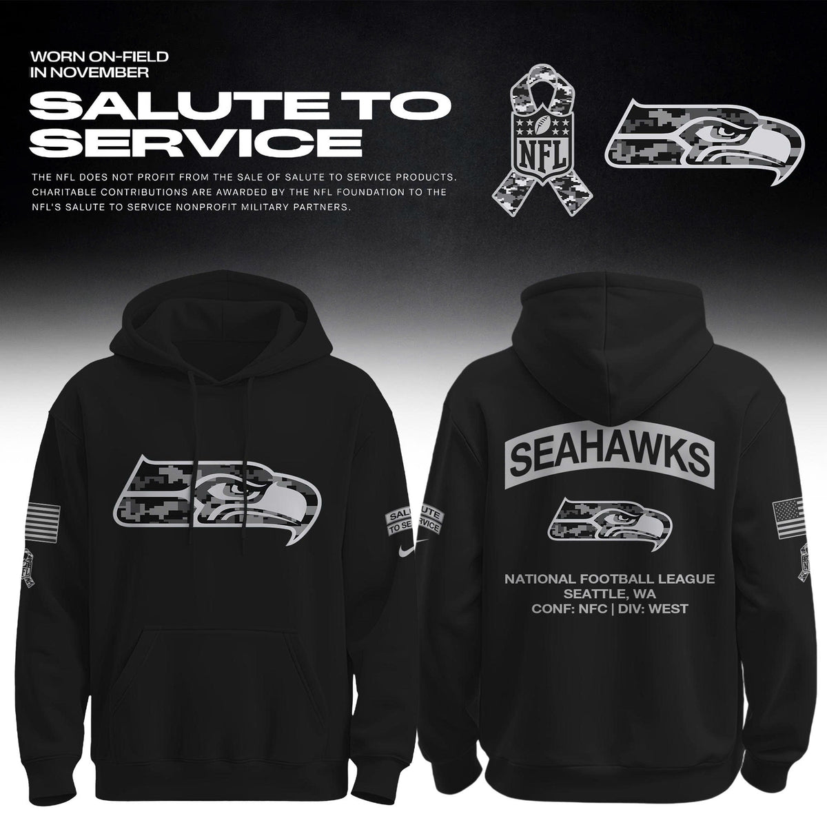 NFL x Salute To Service 2026 Limited Edition Hoodie