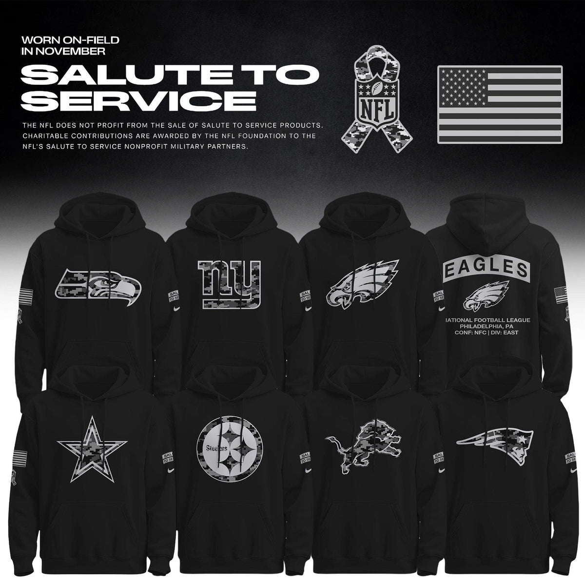 NFL x Salute To Service 2026 Limited Edition Hoodie