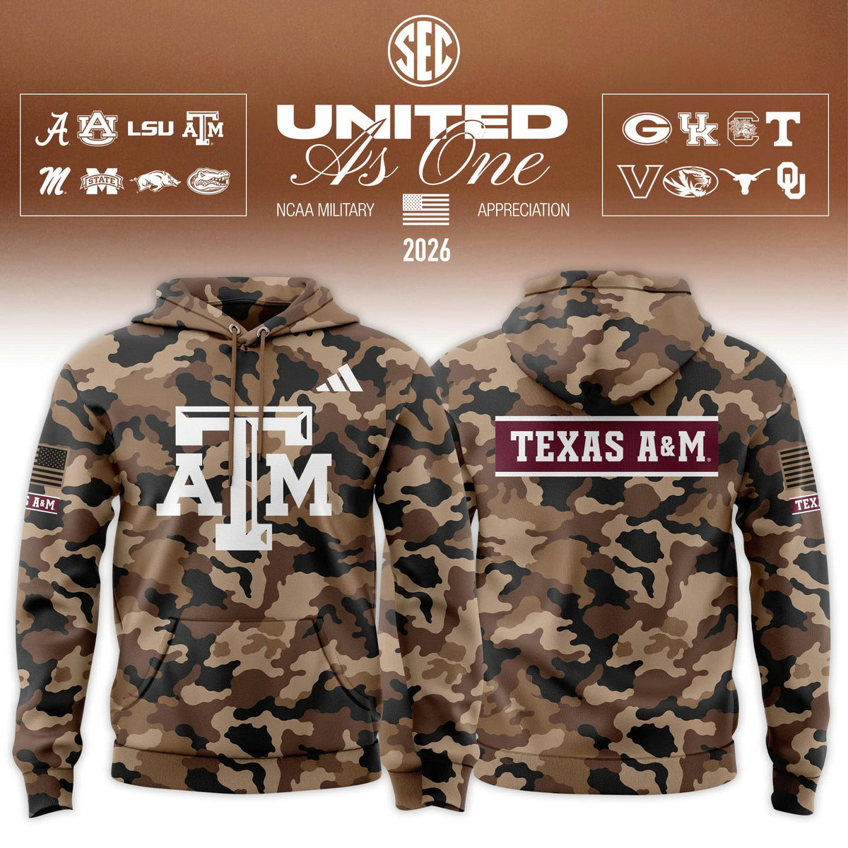 .SEC 2026 Military Appreciation Limited Edition Hoodie