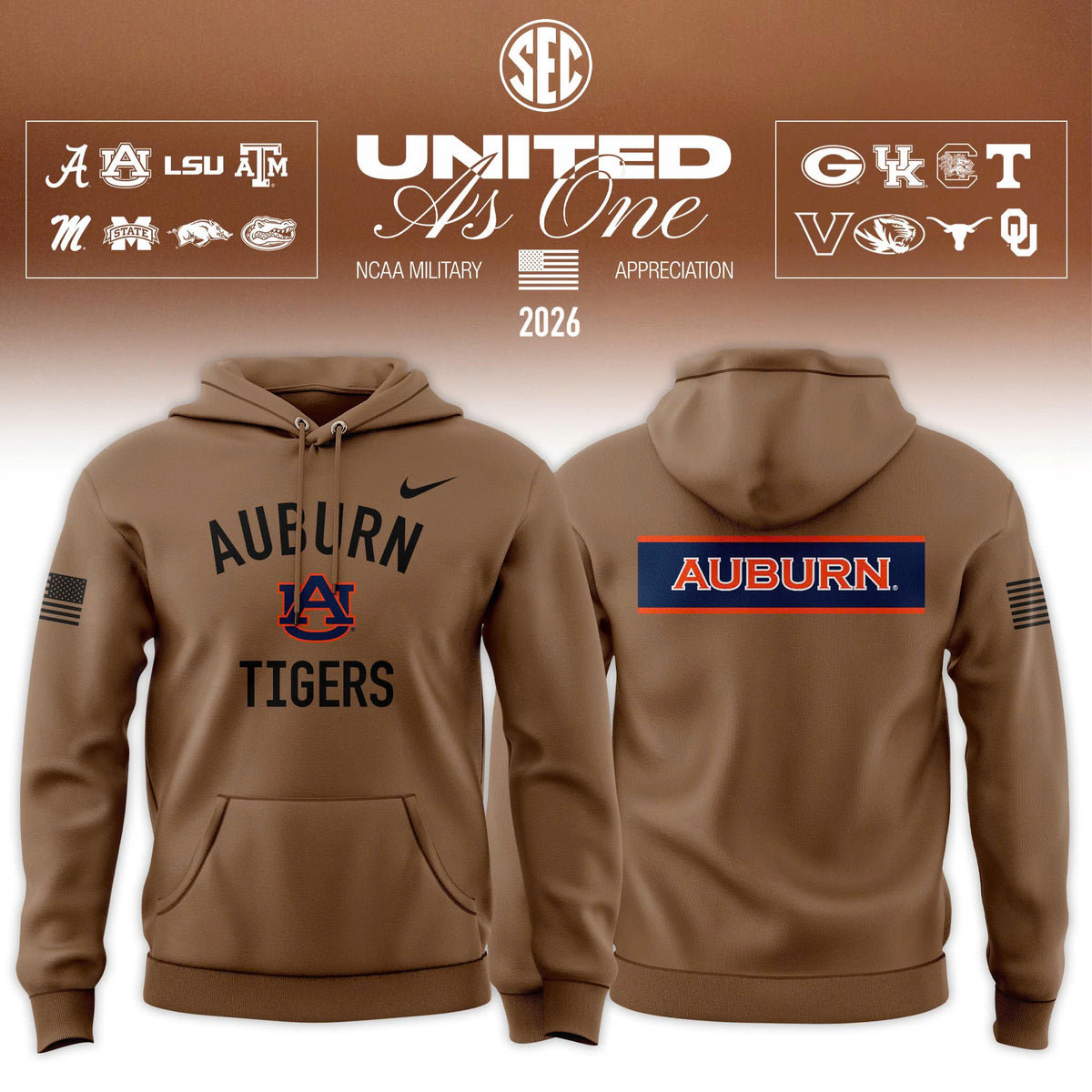 .SEC 2026 Military Appreciation Limited Edition Hoodie