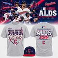Limited Edition Cleveland Guardians MLB Division Series Champions Distressed Locker Room Take October T-shirt