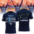Limited Edition Tampa Bay Rays Postseason 2026 Clinched T-shirt