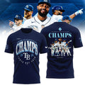 Limited Edition Tampa Bay Rays 2026 AL East Division Champions T-shirt