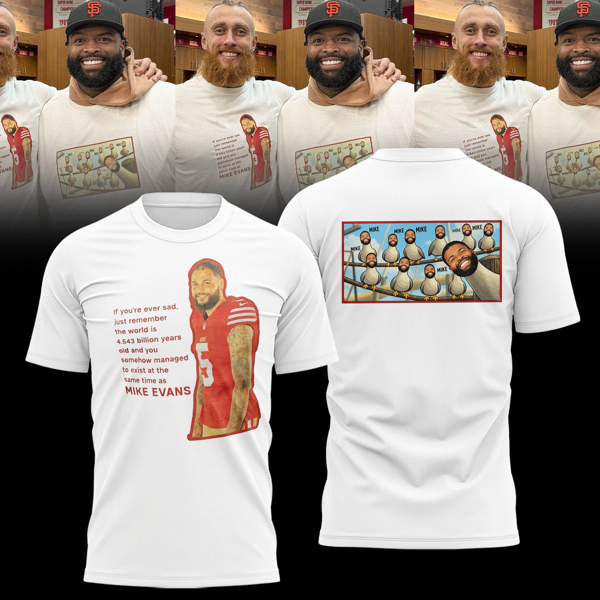 San Francisco 49ers x Mike Evans Limited Edition Shirt