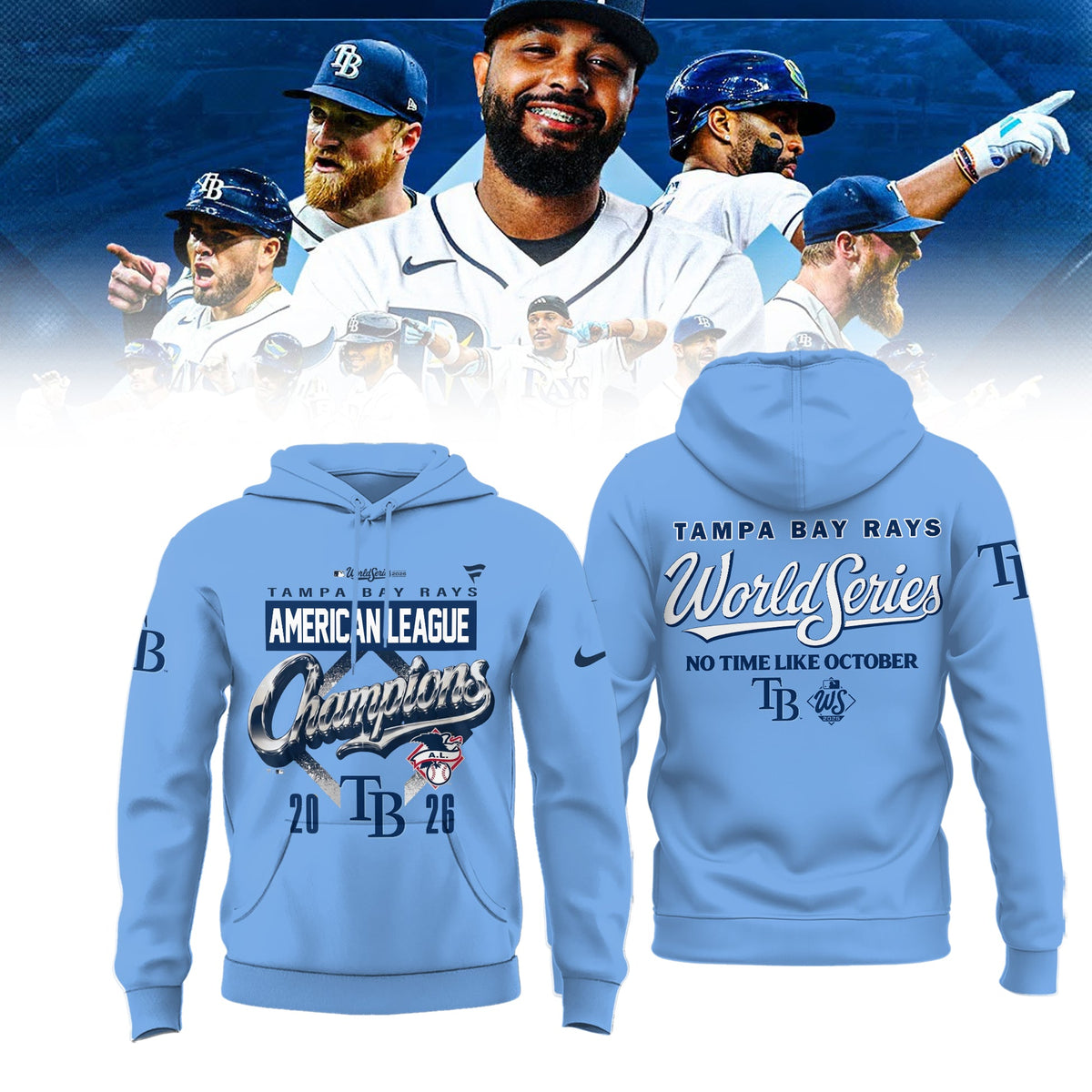 Limited Edition Rays 2026 ALCS Champs Hoodie