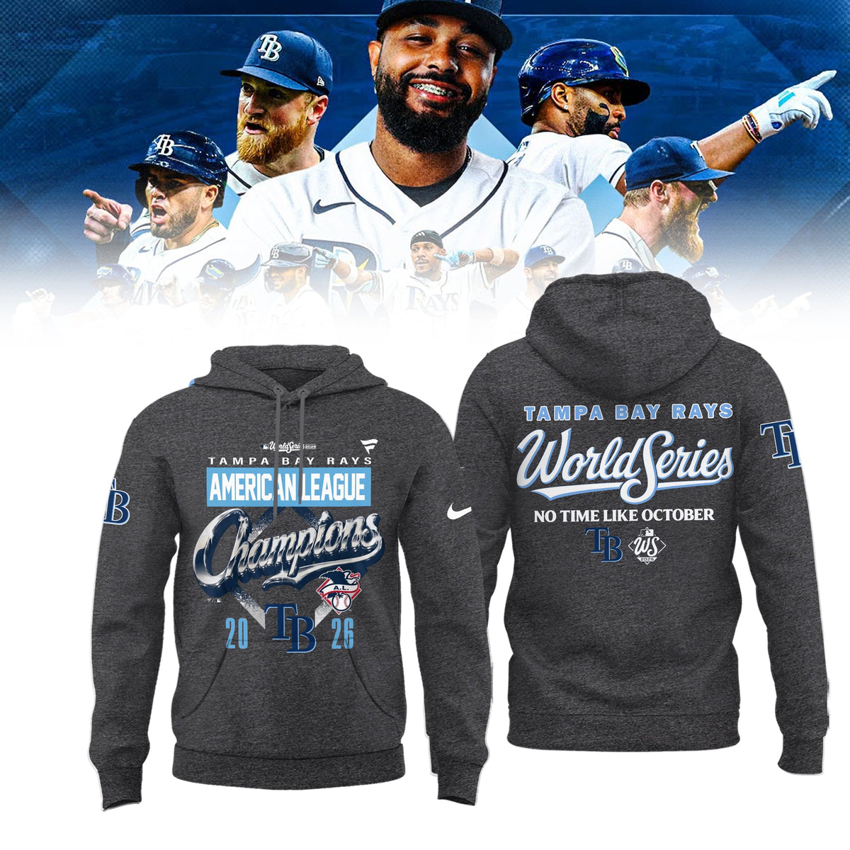 Limited Edition Rays 2026 ALCS Champs Hoodie