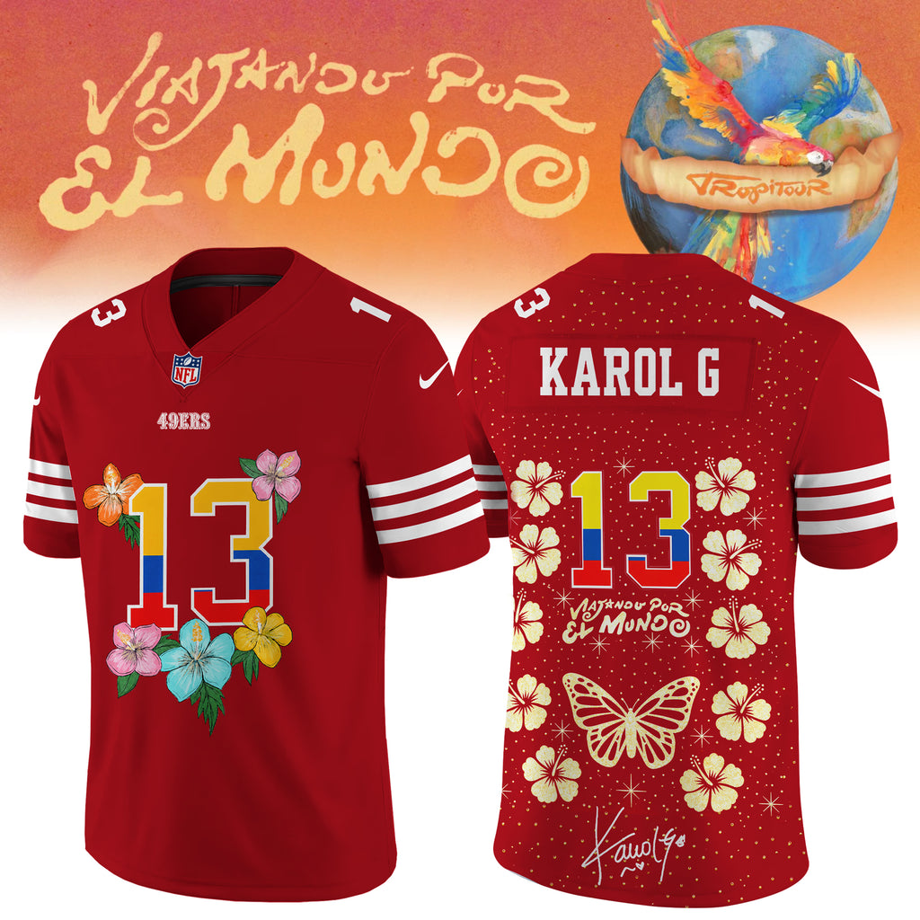___Football US Full Team x Karol G – Nos Vamos de Tour. Limited Edition Signature Jersey