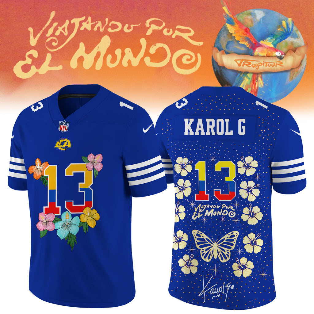 ___Football US Full Team x Karol G – Nos Vamos de Tour. Limited Edition Signature Jersey