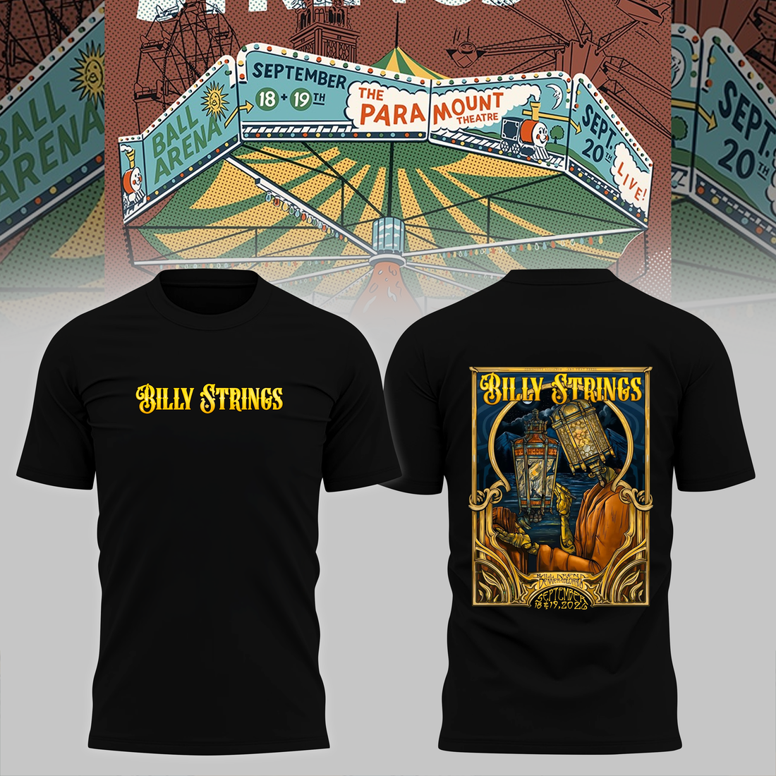 Limited Edition Billy Strings tour 2026 T-shirt