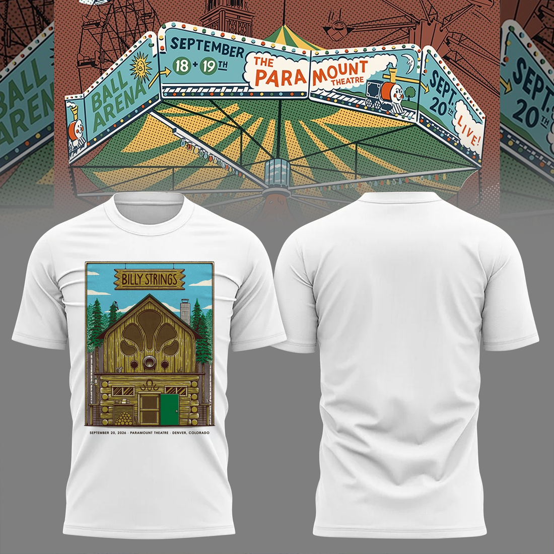 Limited Edition Billy Strings tour 2026 T-shirt