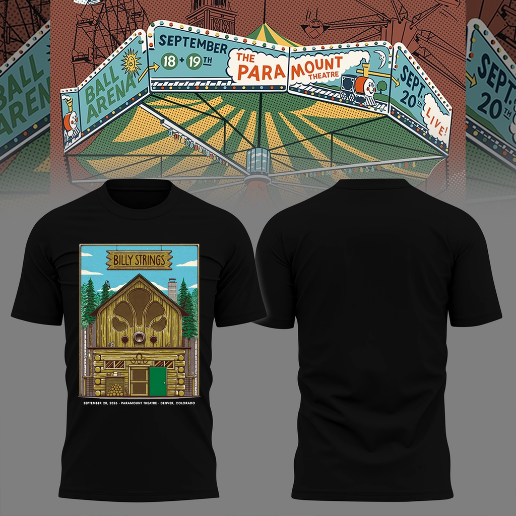 Limited Edition Billy Strings tour 2026 T-shirt
