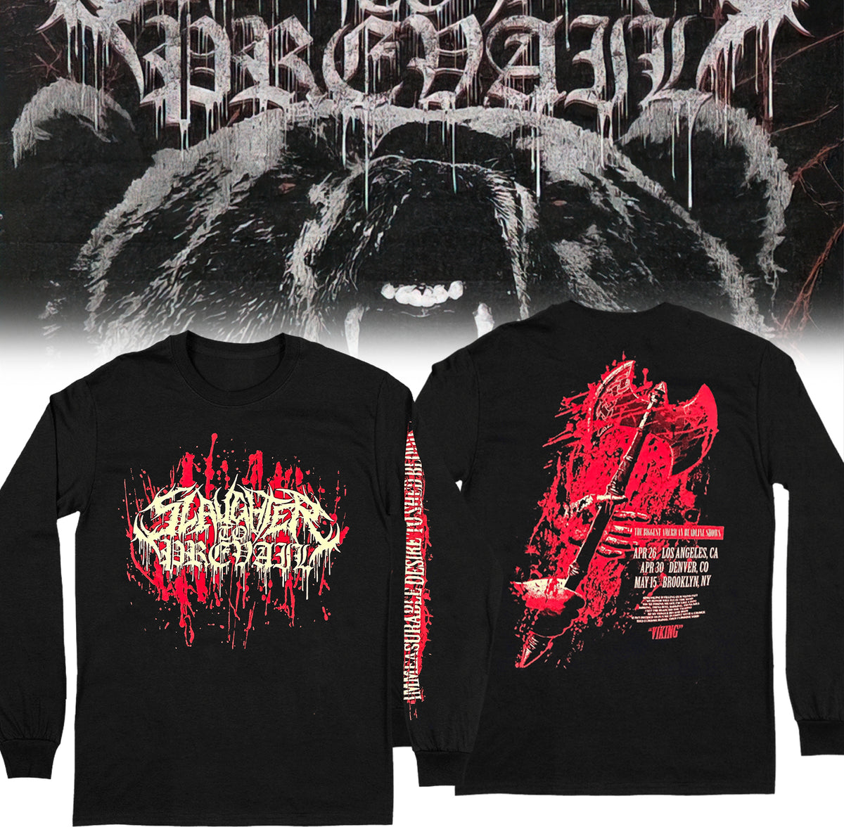 Limited Edition Slaughter to Prevail – American Tour 2026 Sweatshirt