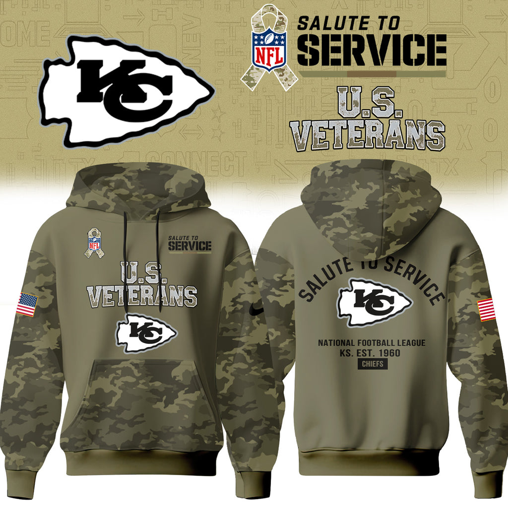 All Team NFL Thank You For Your Service U.S VETERANS – Hoodie