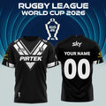 _New Zealand Rugby League World Cup 2026 Home Jersey (Custom number)