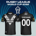 New Zealand Rugby League World Cup 2026 PoLo (Custom number)