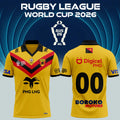 _Papua New Guinea Rugby League World Cup 2026 Home Jersey (Custom number)