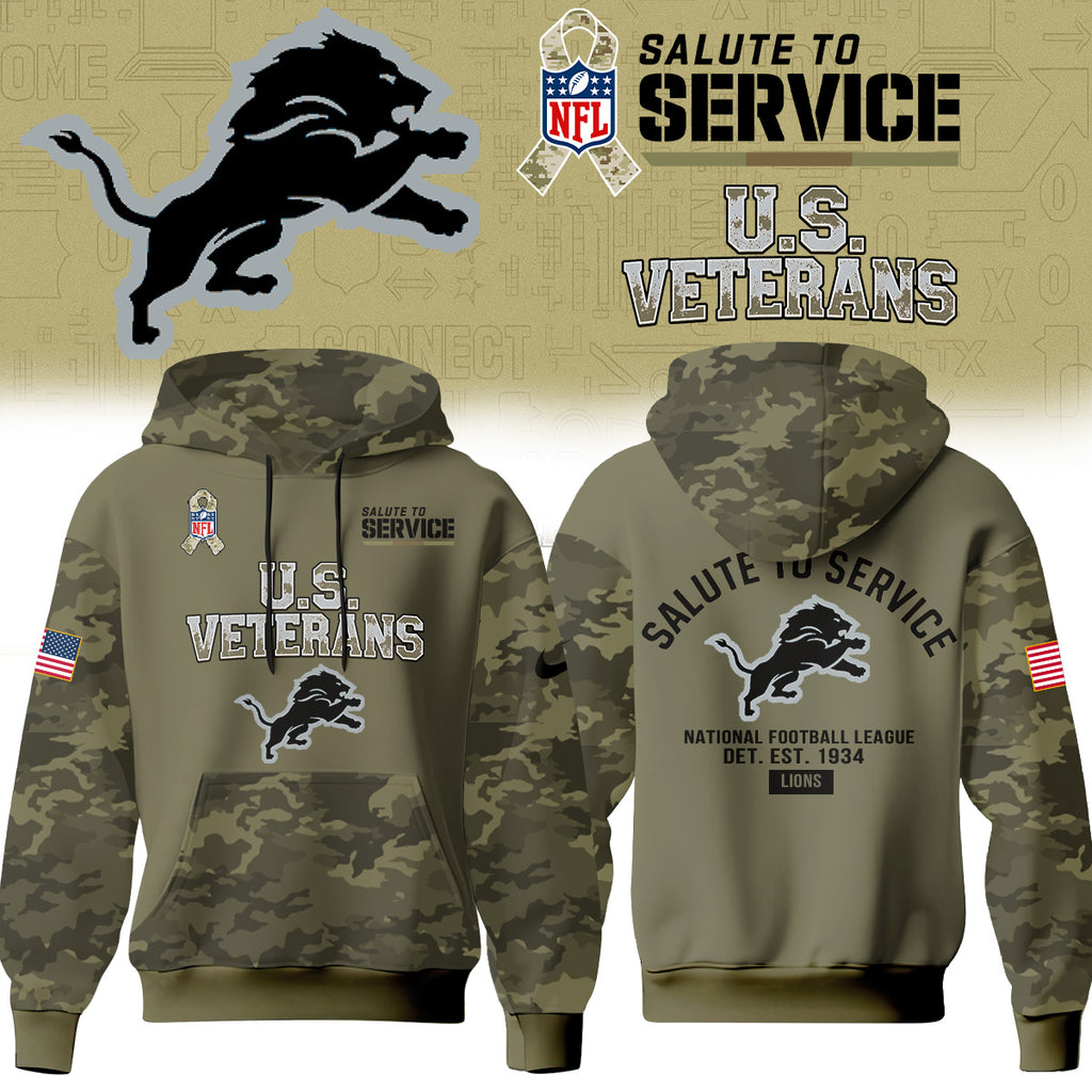 All Team NFL Thank You For Your Service U.S VETERANS – Hoodie