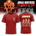 Jonas Brothers “The Burning Up Tour All Over Again 2026” Signature Limited Edition – Tshirt