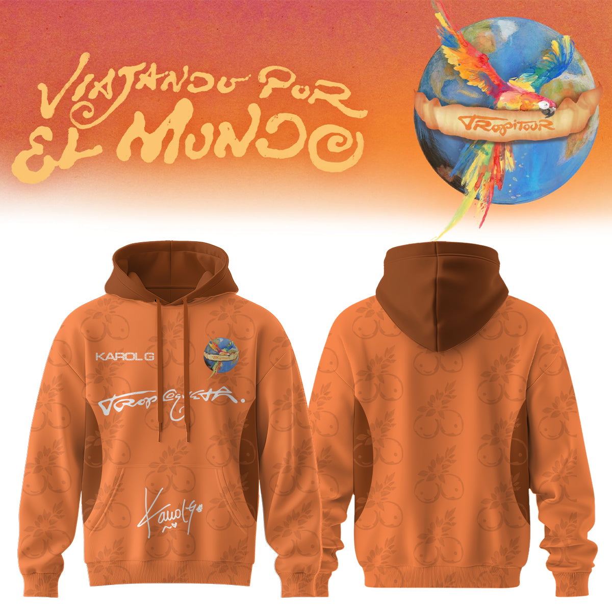 ___,.Karol G – “Nos Vamos de Tour”. Limited Edition Signature Hoodie