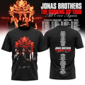 Jonas Brothers “The Burning Up Tour All Over Again 2026” Signature Limited Edition – Tshirt