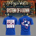 System Of A Down SOAD Sick New World Texas 2026 Event Tee Fort Worth TX T-Shirt