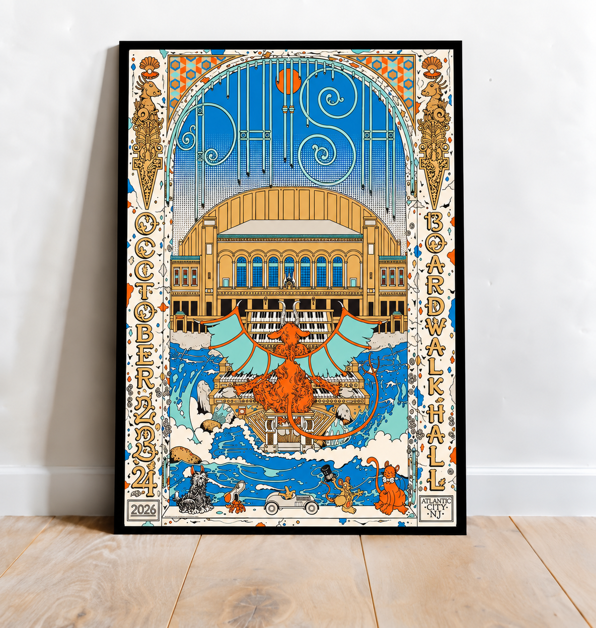 Phish Fall Tour 2026, Atlantic City Poster