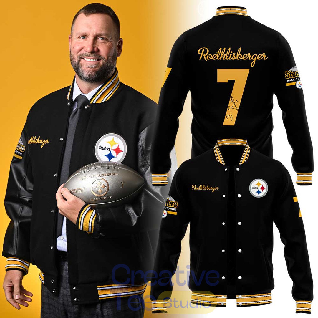 Ben Roethlisberger of The Pittsburgh Steelers Has Been Inducted Into The Hall of Honor Jacket