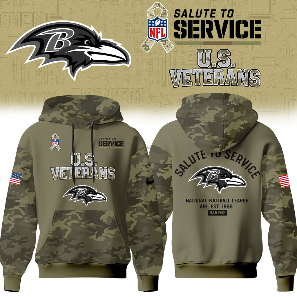 All Team NFL Thank You For Your Service U.S VETERANS – Hoodie