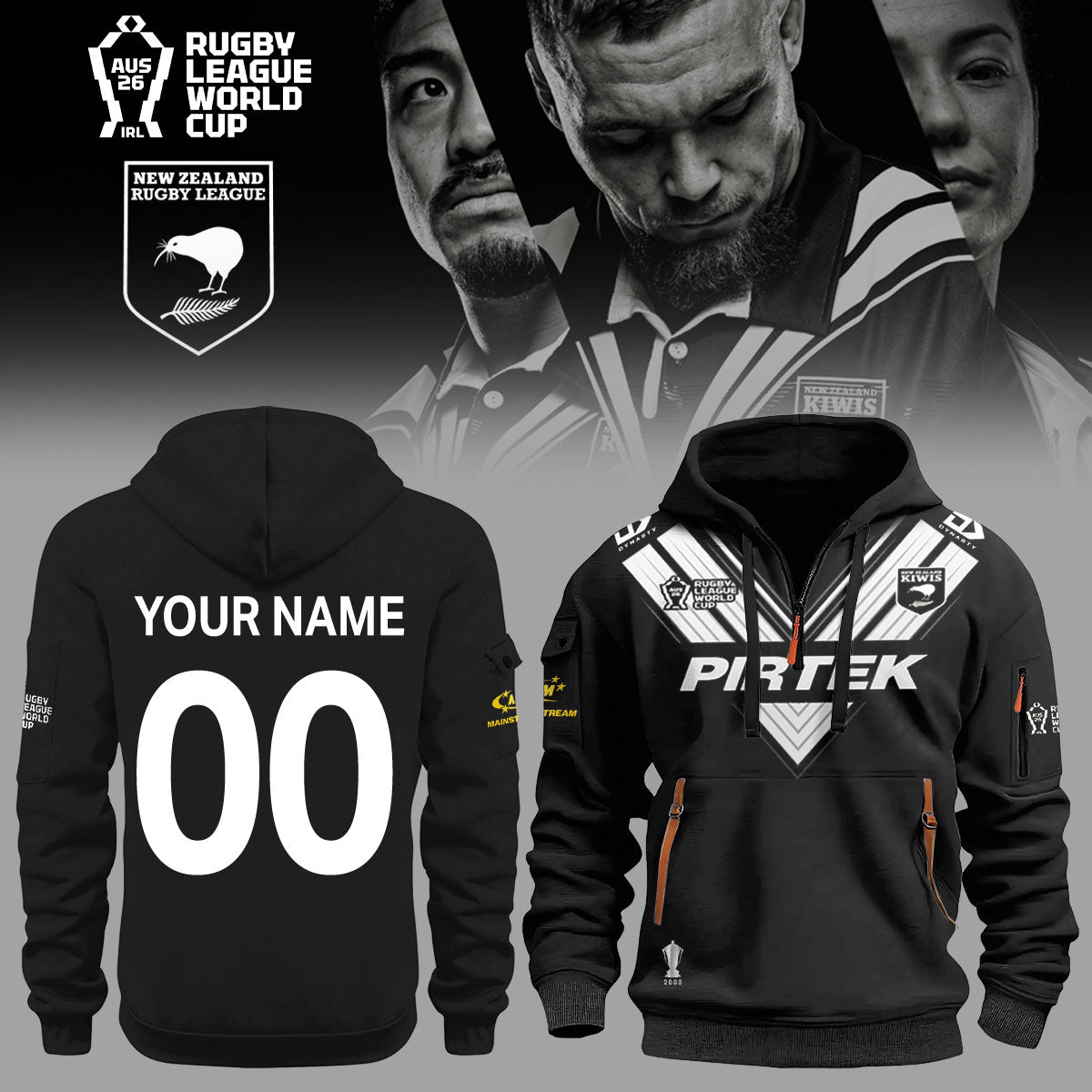 New Zealand Kiwis hoodie Jacket 2026 ( Custom Name & Custom Number )