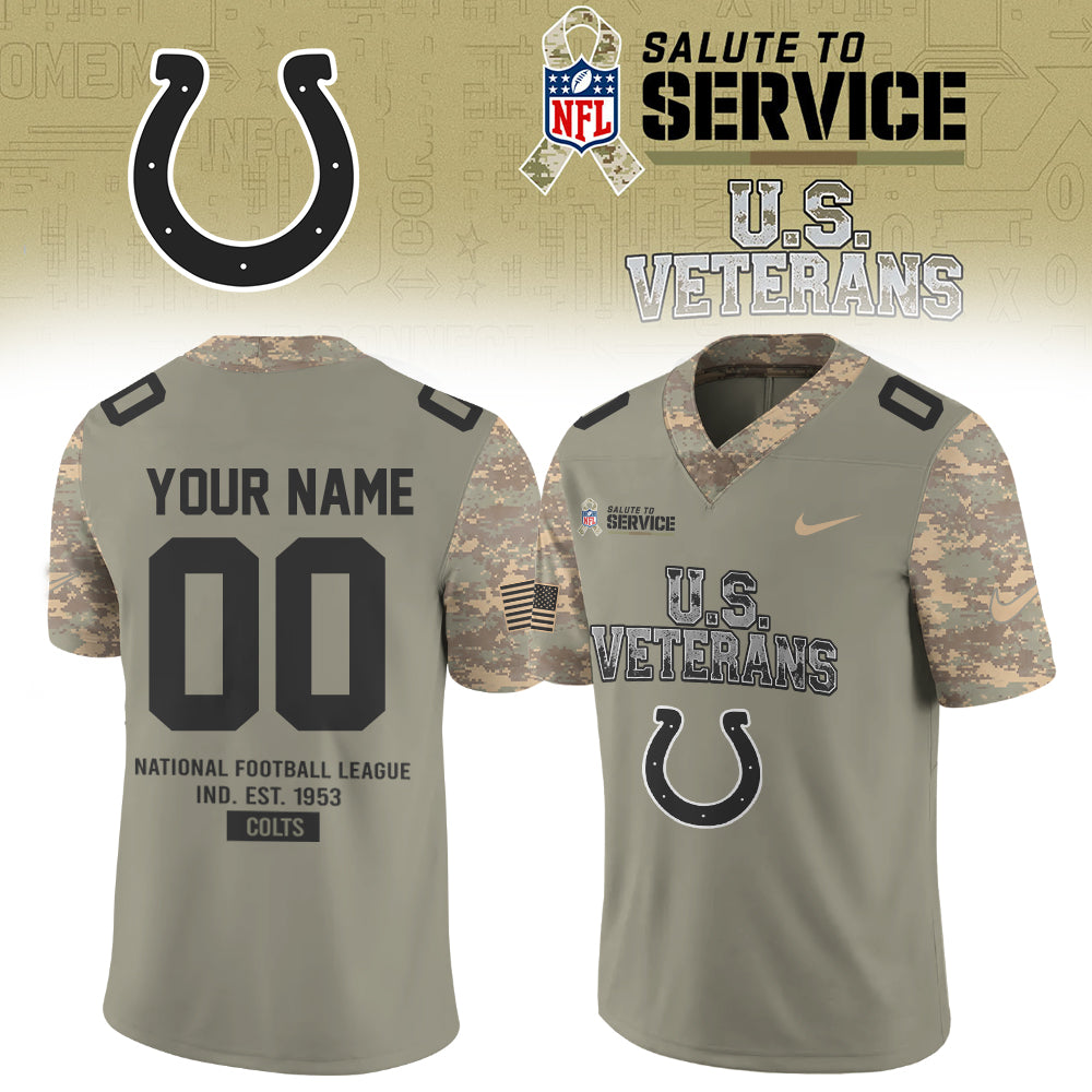 ..NFL 2026 Thank You For Your Service U.S VETERANS - Jersey (Custom Name &amp; Number)