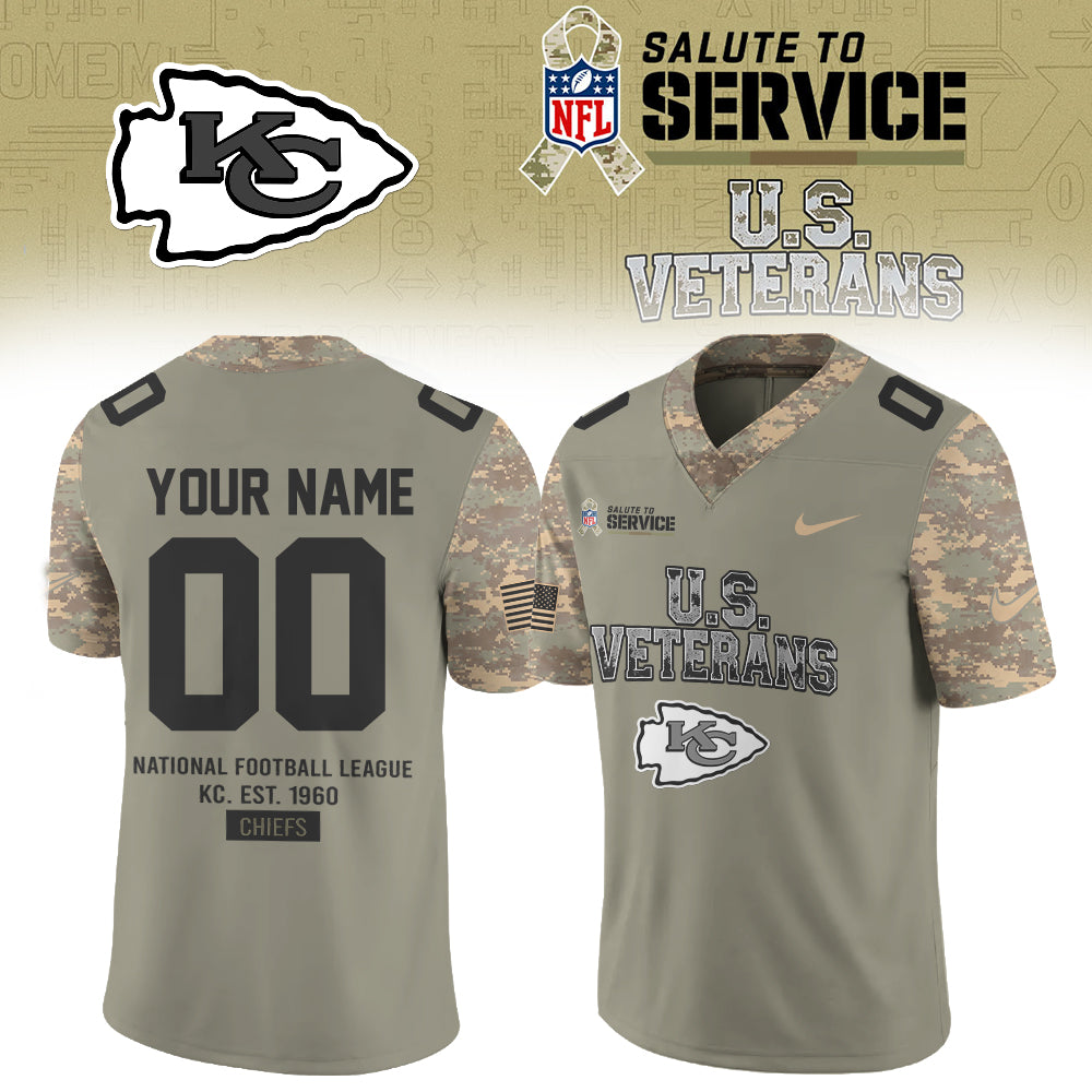 ..NFL 2026 Thank You For Your Service U.S VETERANS - Jersey (Custom Name &amp; Number)
