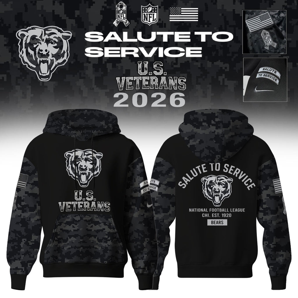 ...NFL 2026 Salute To Service U.S VETERANS – Hoodie