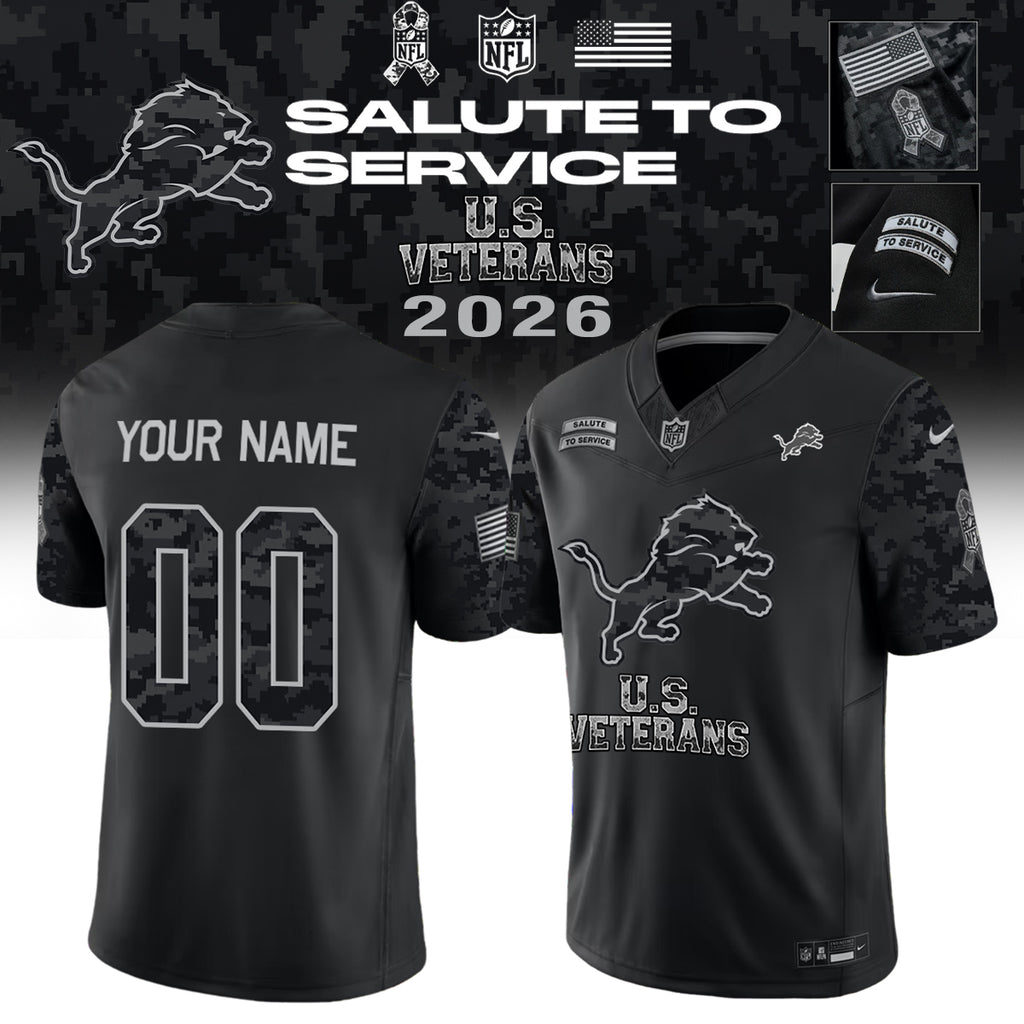...NFL 2026 Salute To Service U.S VETERANS - Jersey (Custom Name &amp; Number)