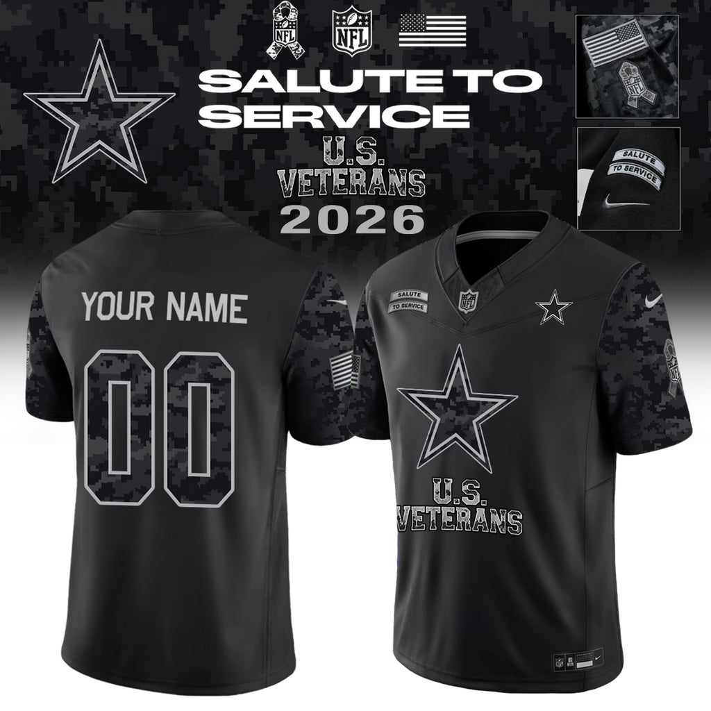 ...NFL 2026 Salute To Service U.S VETERANS - Jersey (Custom Name &amp; Number)