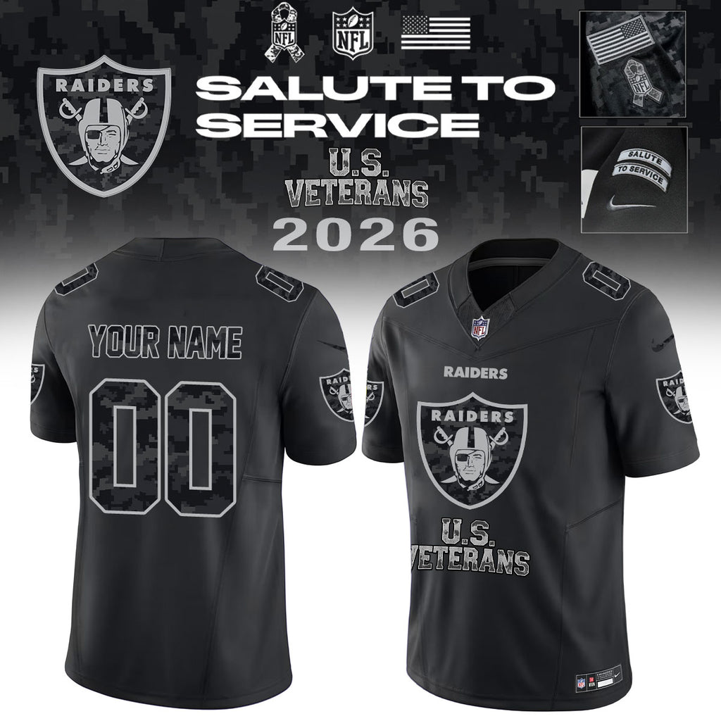 .NFL 2026 Thank You For Your Service U.S VETERANS - Jersey (Custom Name &amp; Number)